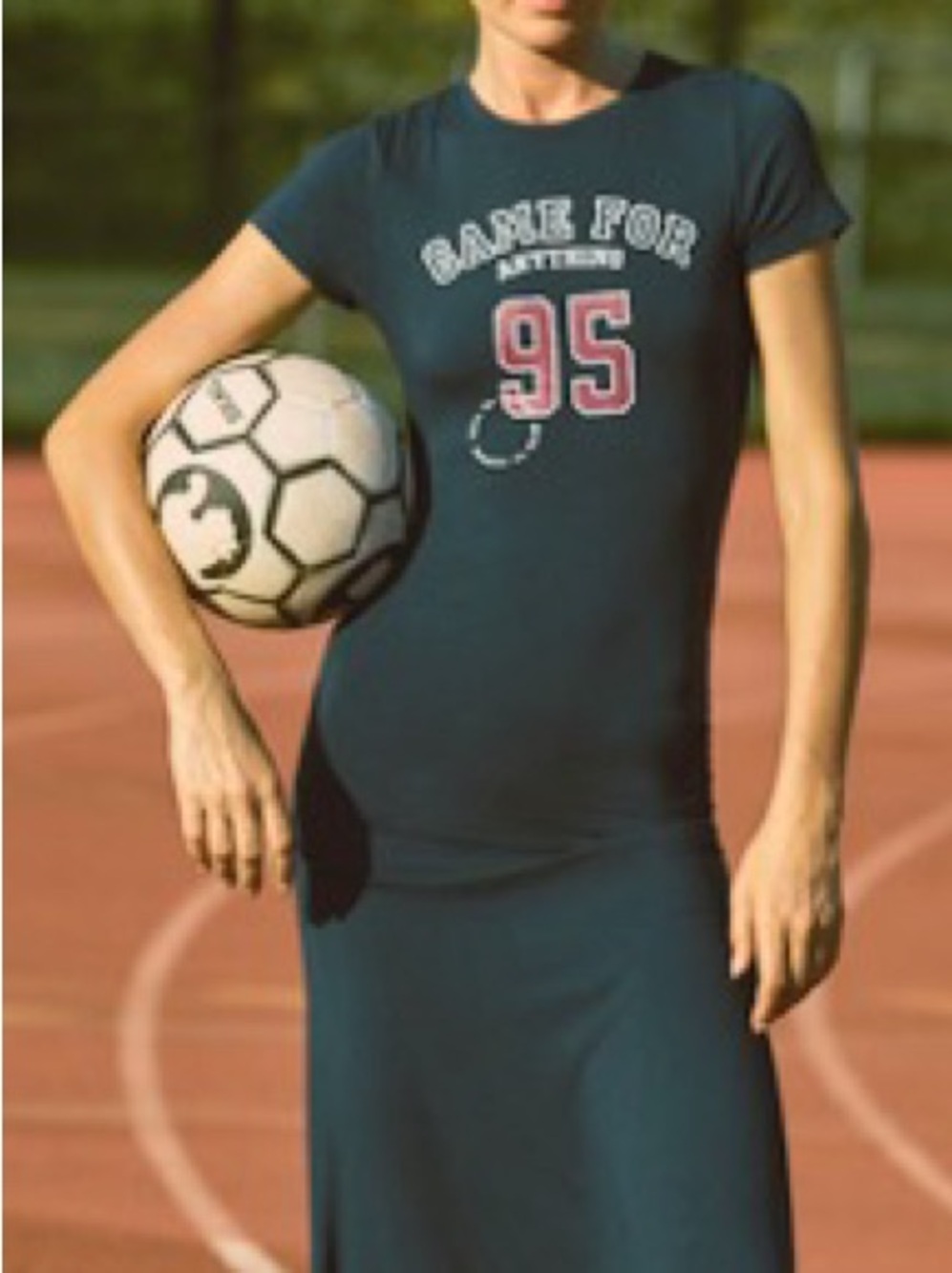Navy Athletic Graphic‘95 Maxi Dress Daily Practice by Anthropologie Size:S ~ NWT